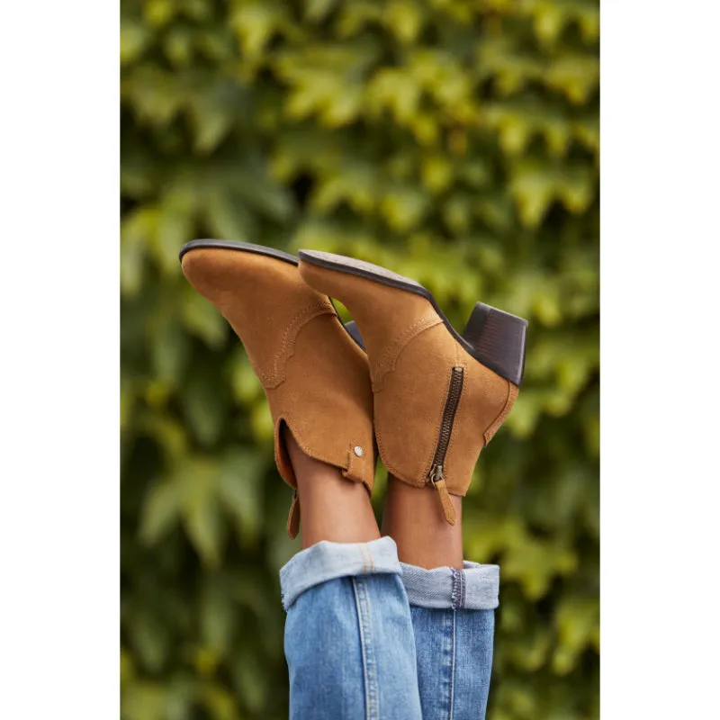 Ariat Tilbury Ladies Ankle Boot - Carmel Suede