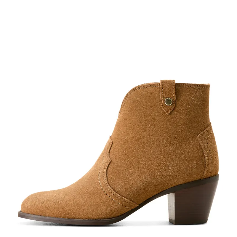 Ariat Tilbury Ladies Ankle Boot - Carmel Suede