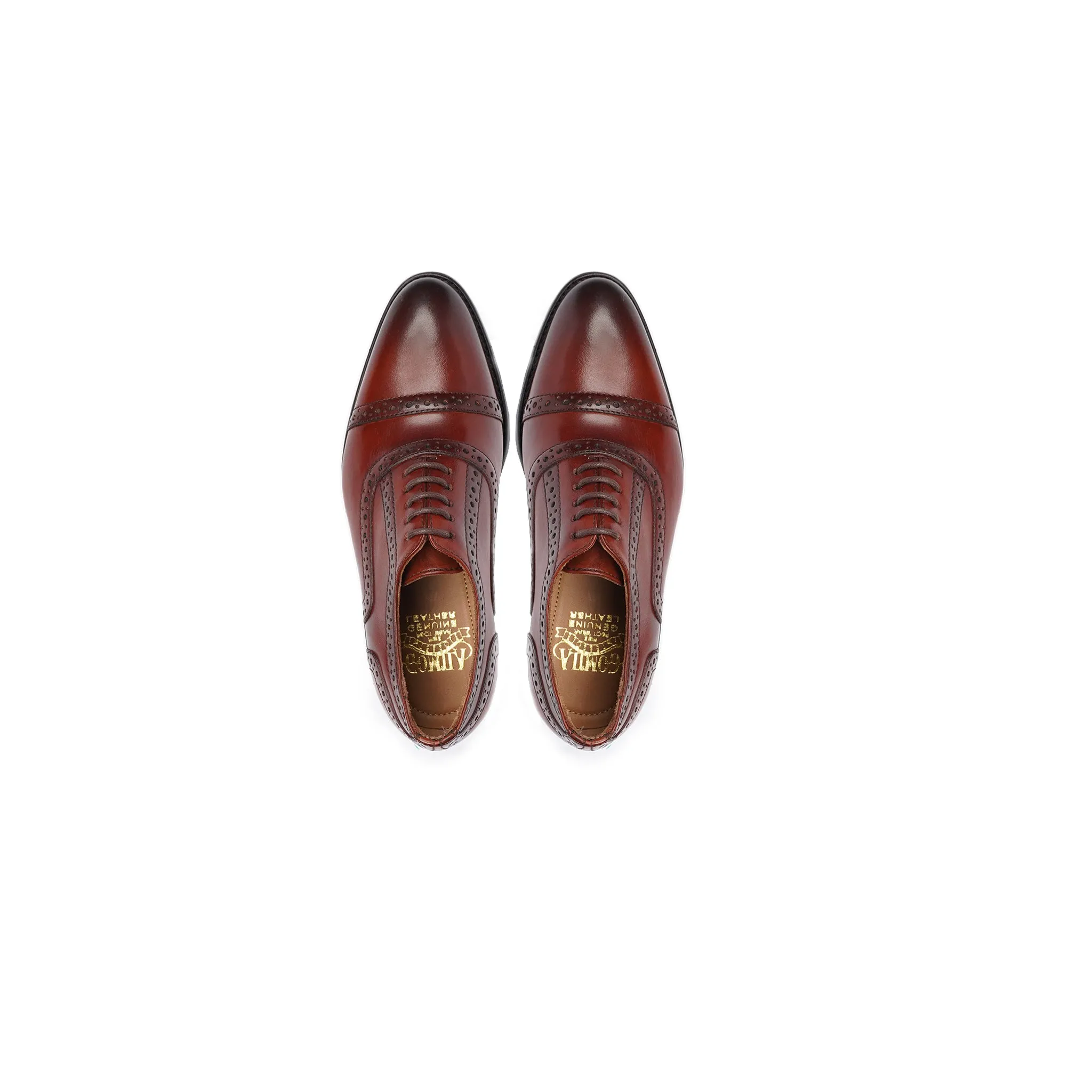 Arkadi - Kid's Burnished Oxblood Calf Leather Oxford Shoe (5-12 Years Old)