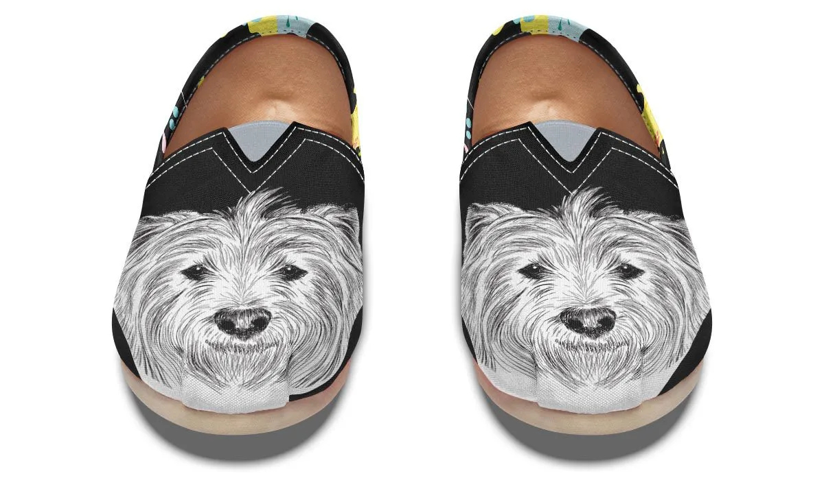 Artsy Westie Casual Shoes