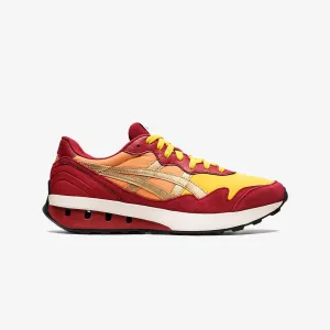 Asics | JOGGER X81  { HONEY/BURGUNDY