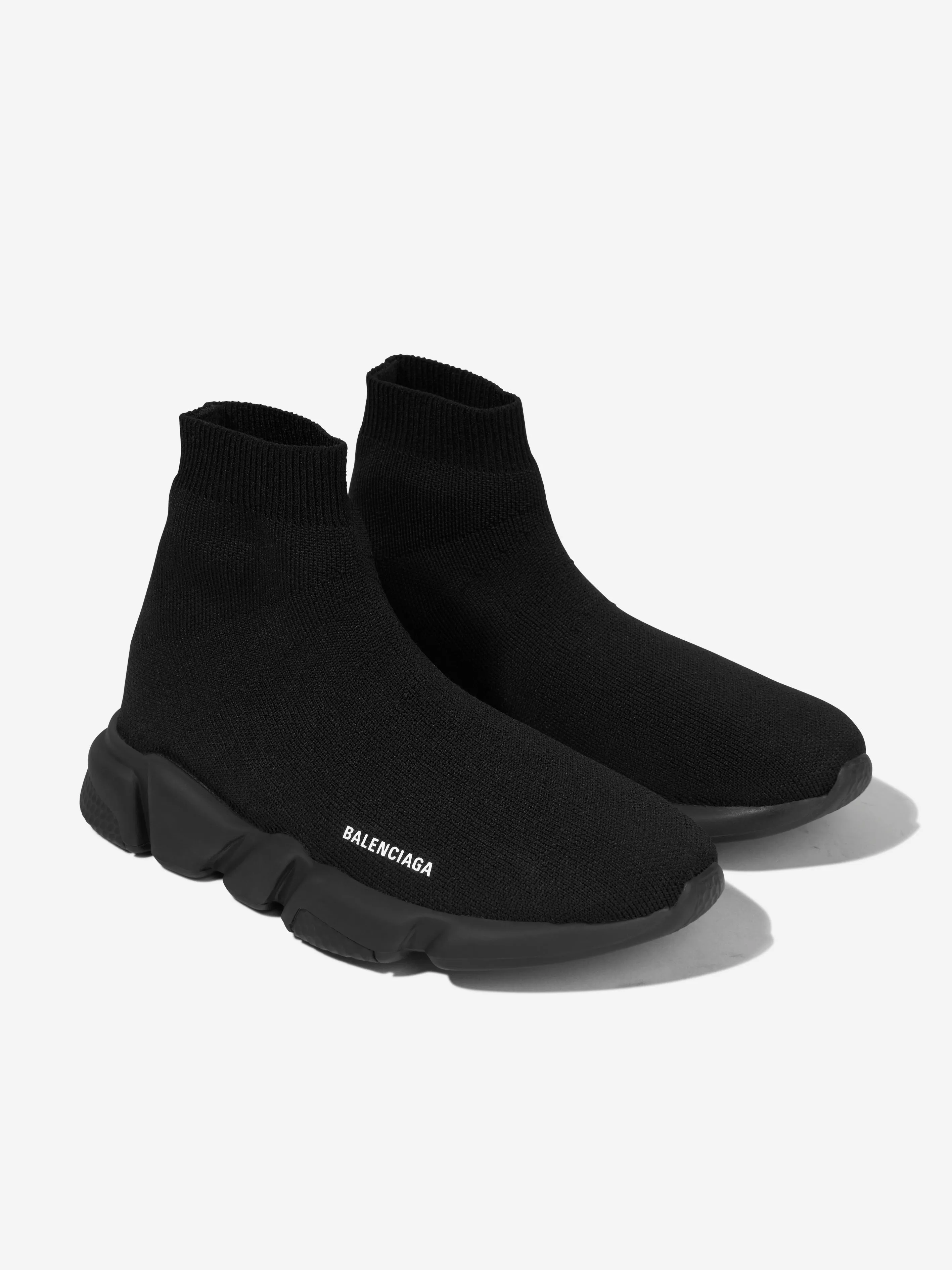 Balenciaga Kids Speed Trainers in Black