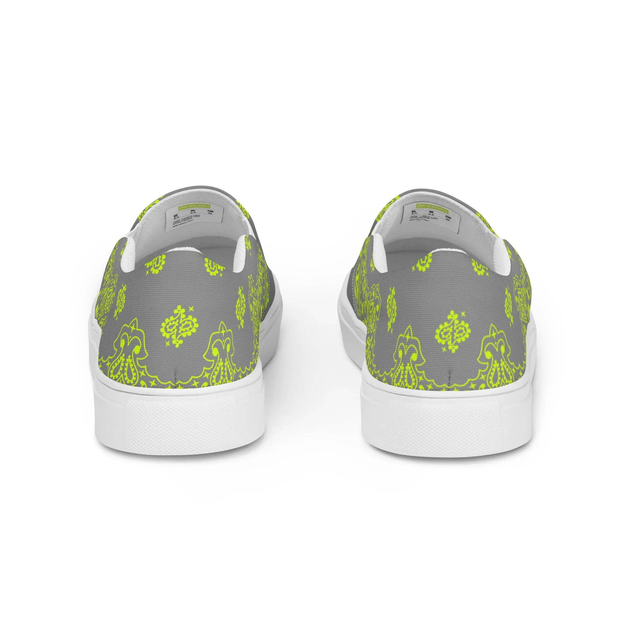 Bandana Art Men’s slip-on canvas shoes