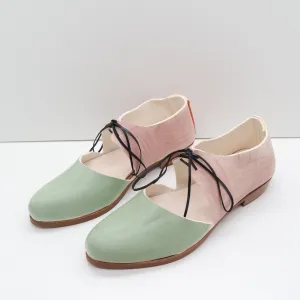 BBF24 SALE. SIZE 38. THE MARY. TT ATIS AND BLUSH. 2CM (SOFTENED LEATHER)