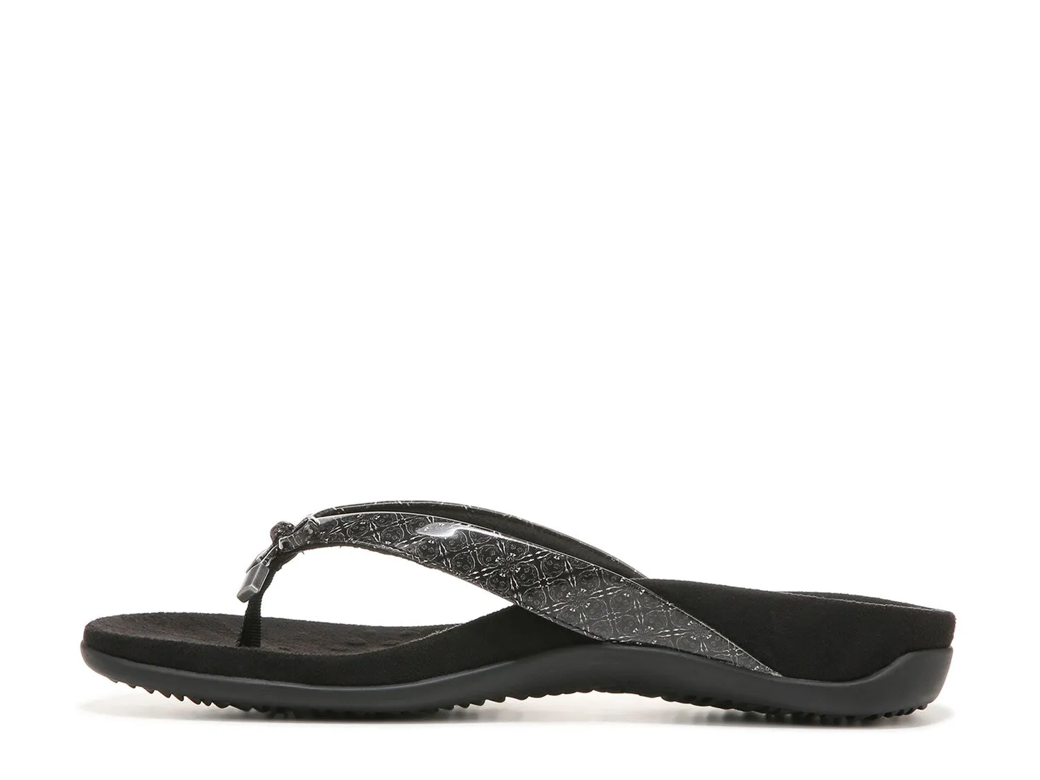 Bella Vionic flip-flops, black