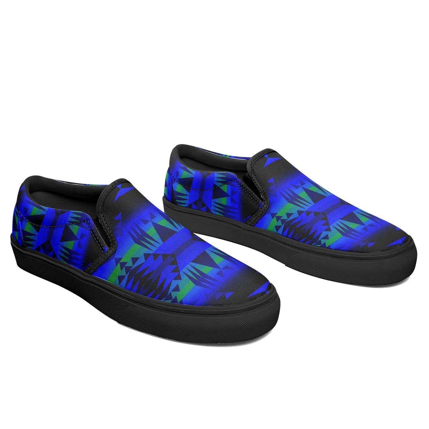 Between the Blue Ridge Mountains Otoyimm Kid's Canvas Slip On Shoes