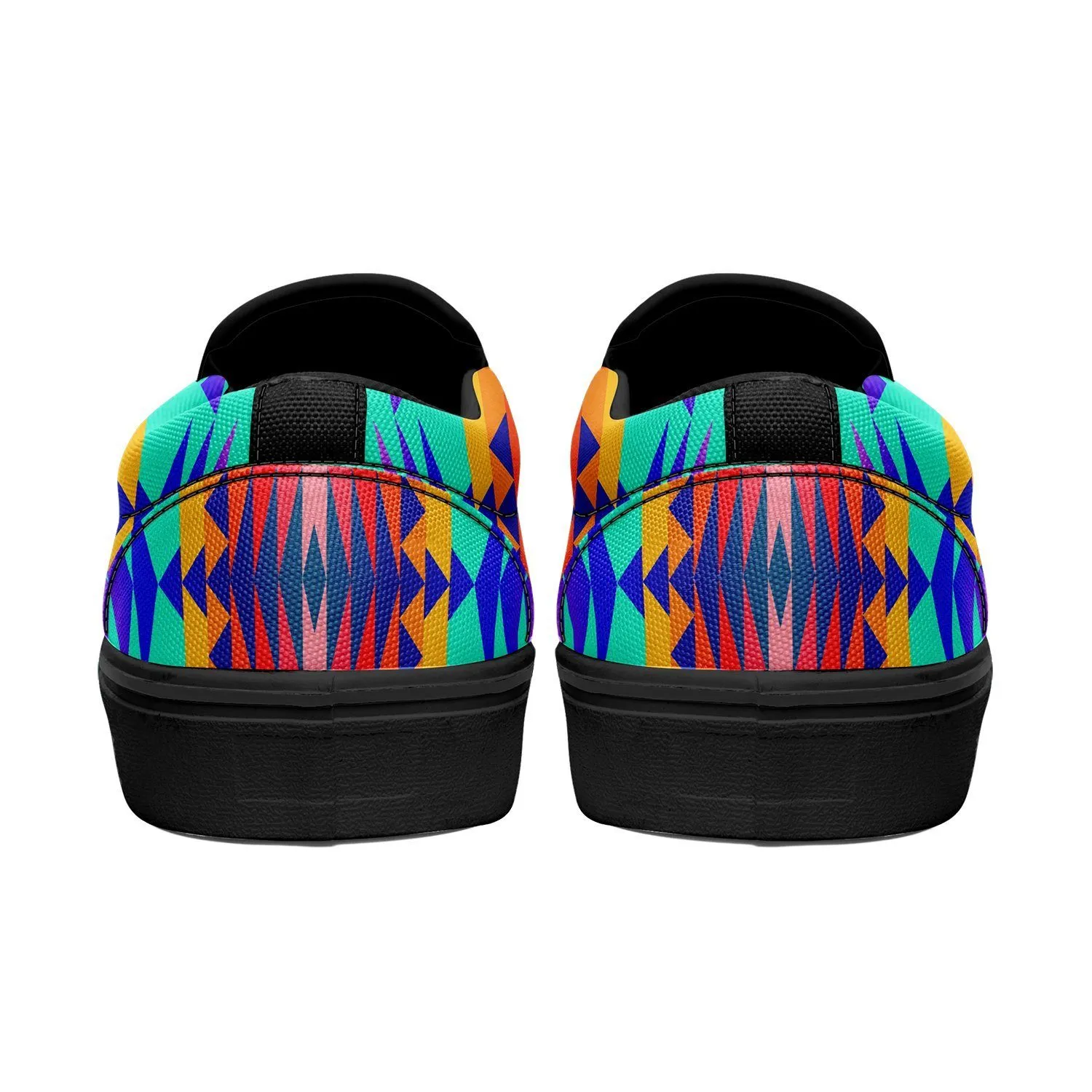 Between the Mountains Spring Otoyimm Kid's Canvas Slip On Shoes