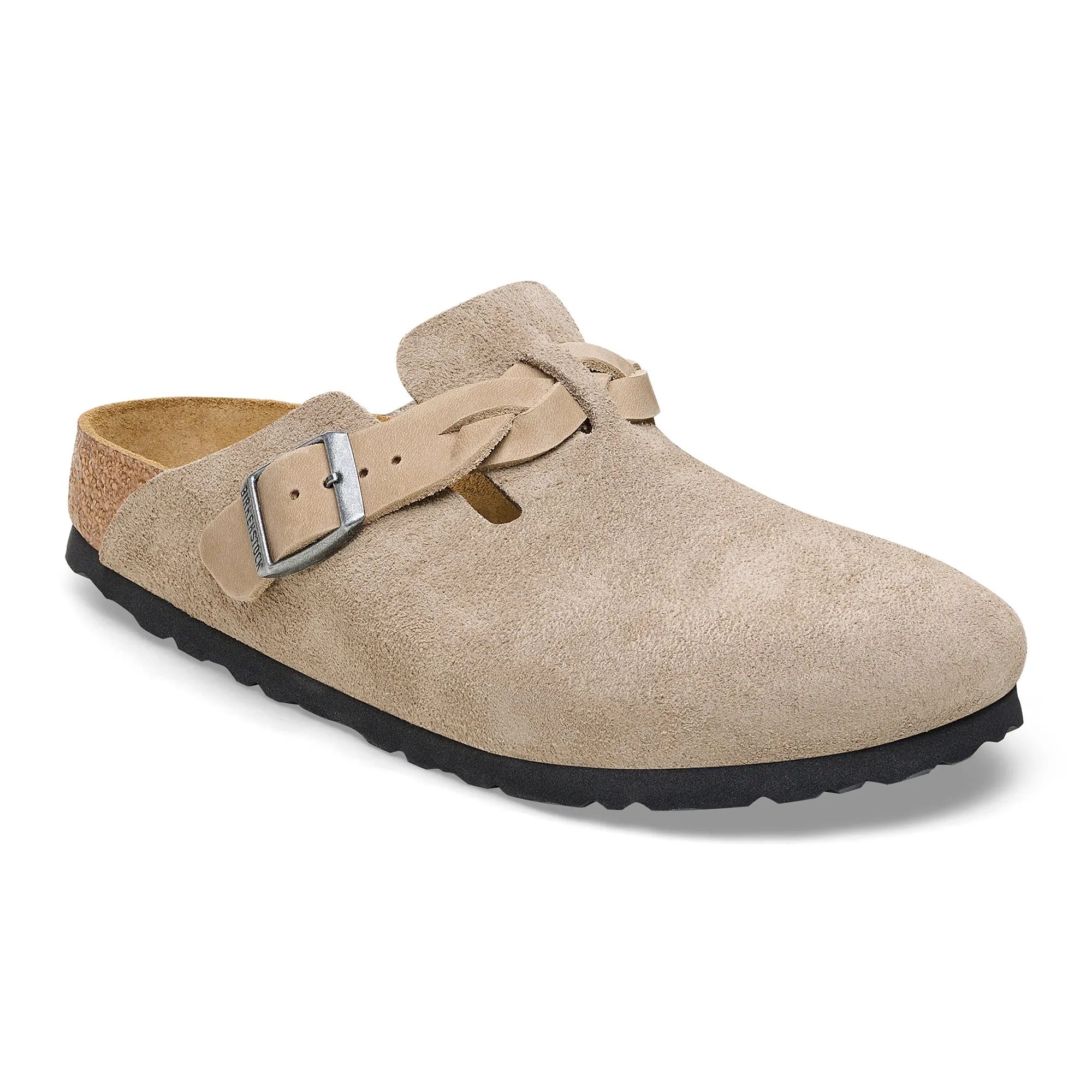 Birkenstock Boston Braided Suede Leather Women's