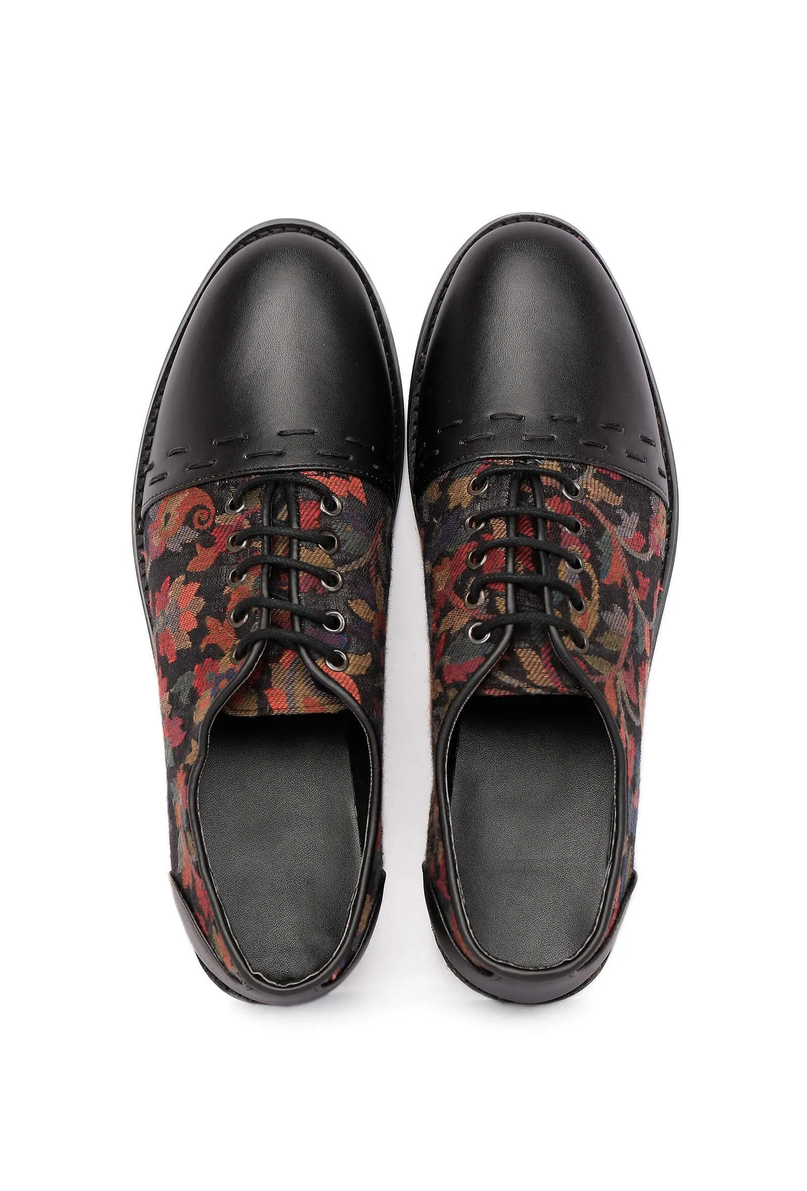 Black Kani Cruelty Free Oxford Shoes