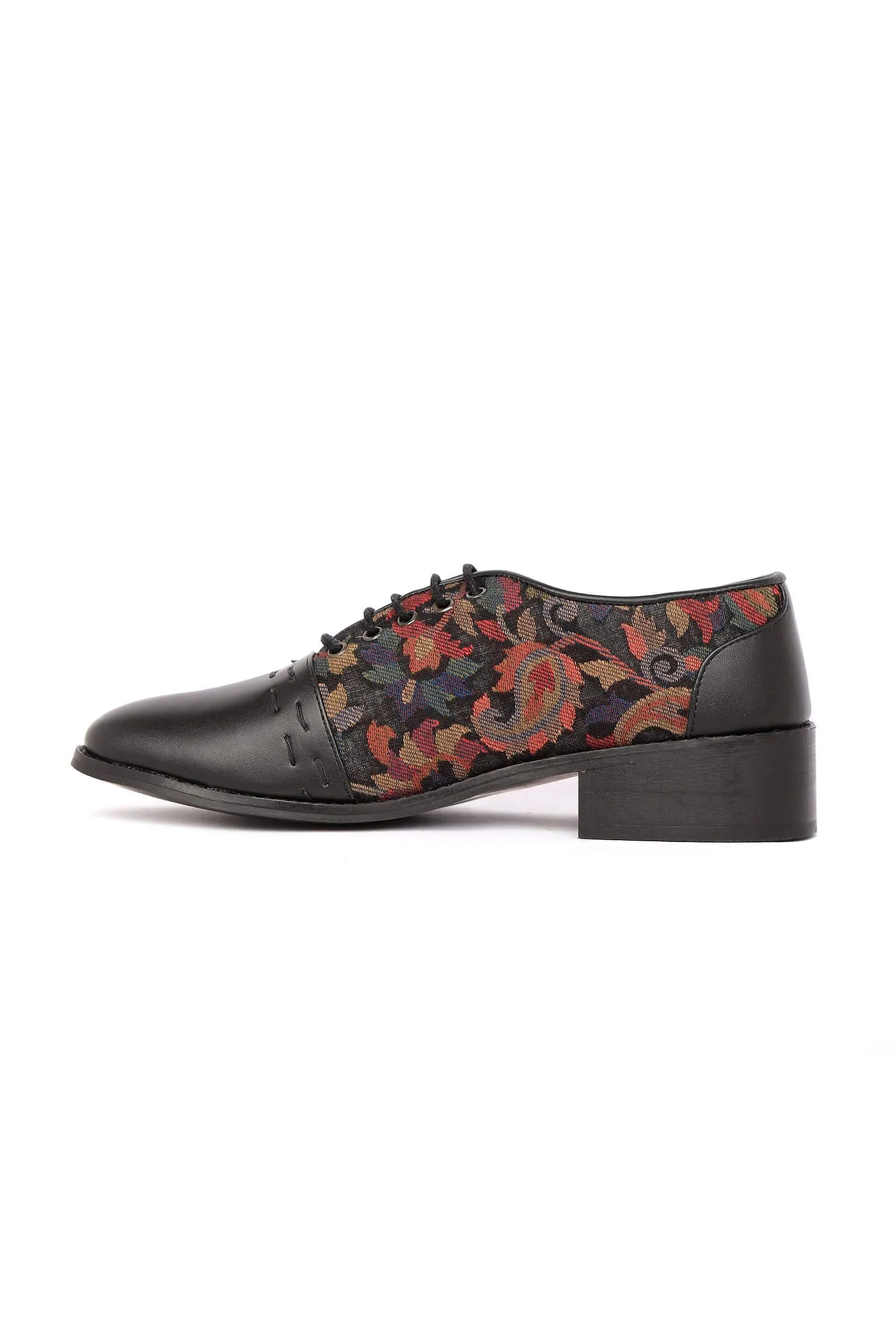 Black Kani Cruelty Free Oxford Shoes