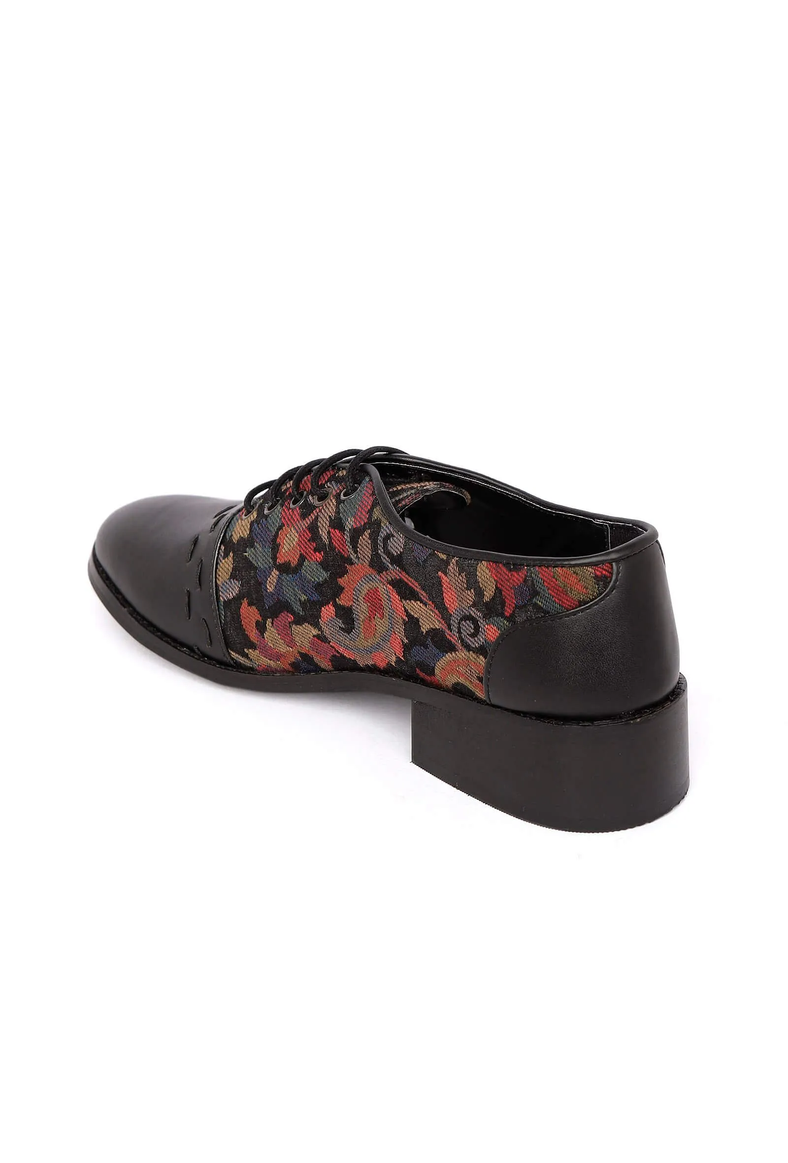 Black Kani Cruelty Free Oxford Shoes