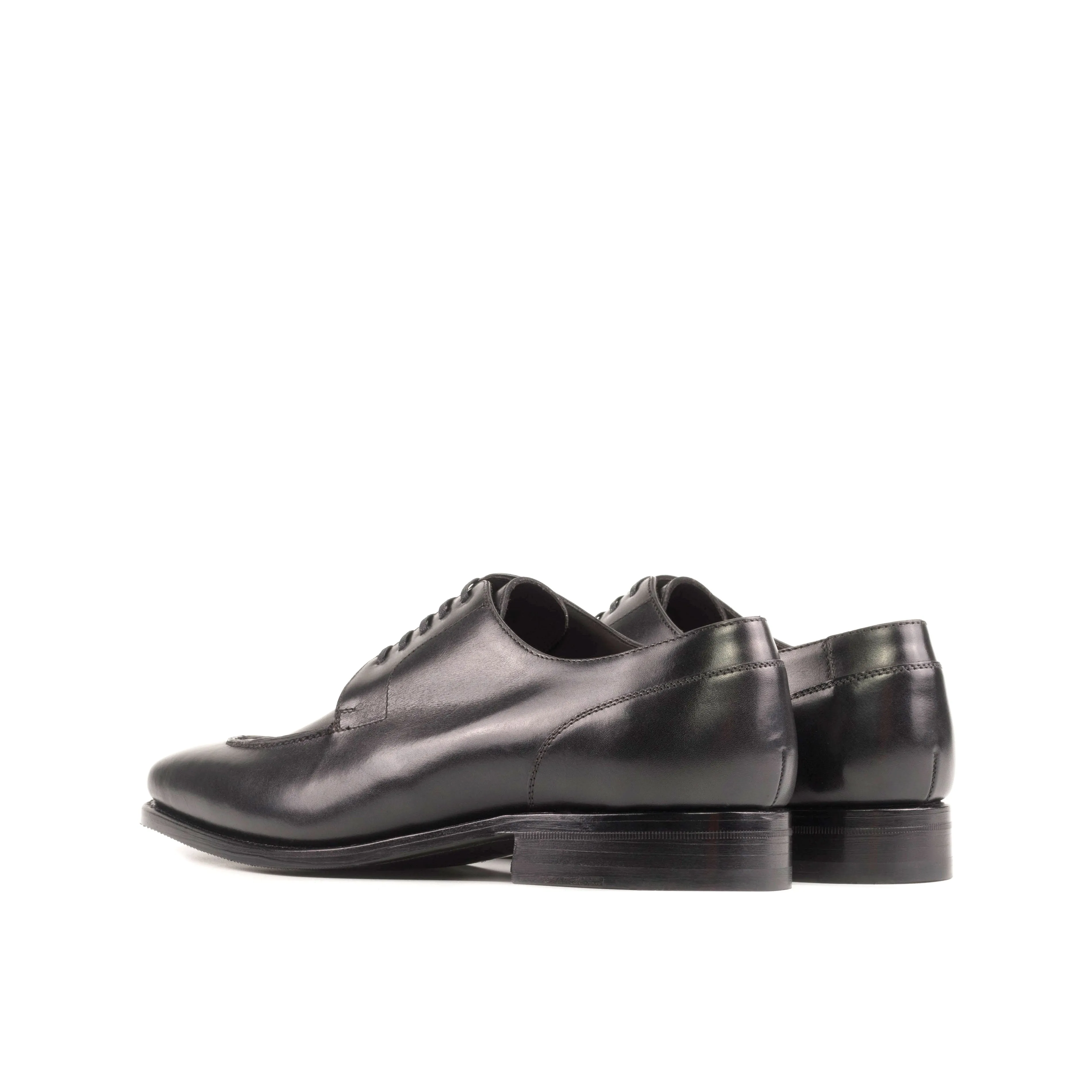 Black Split Toe Derby Shoes