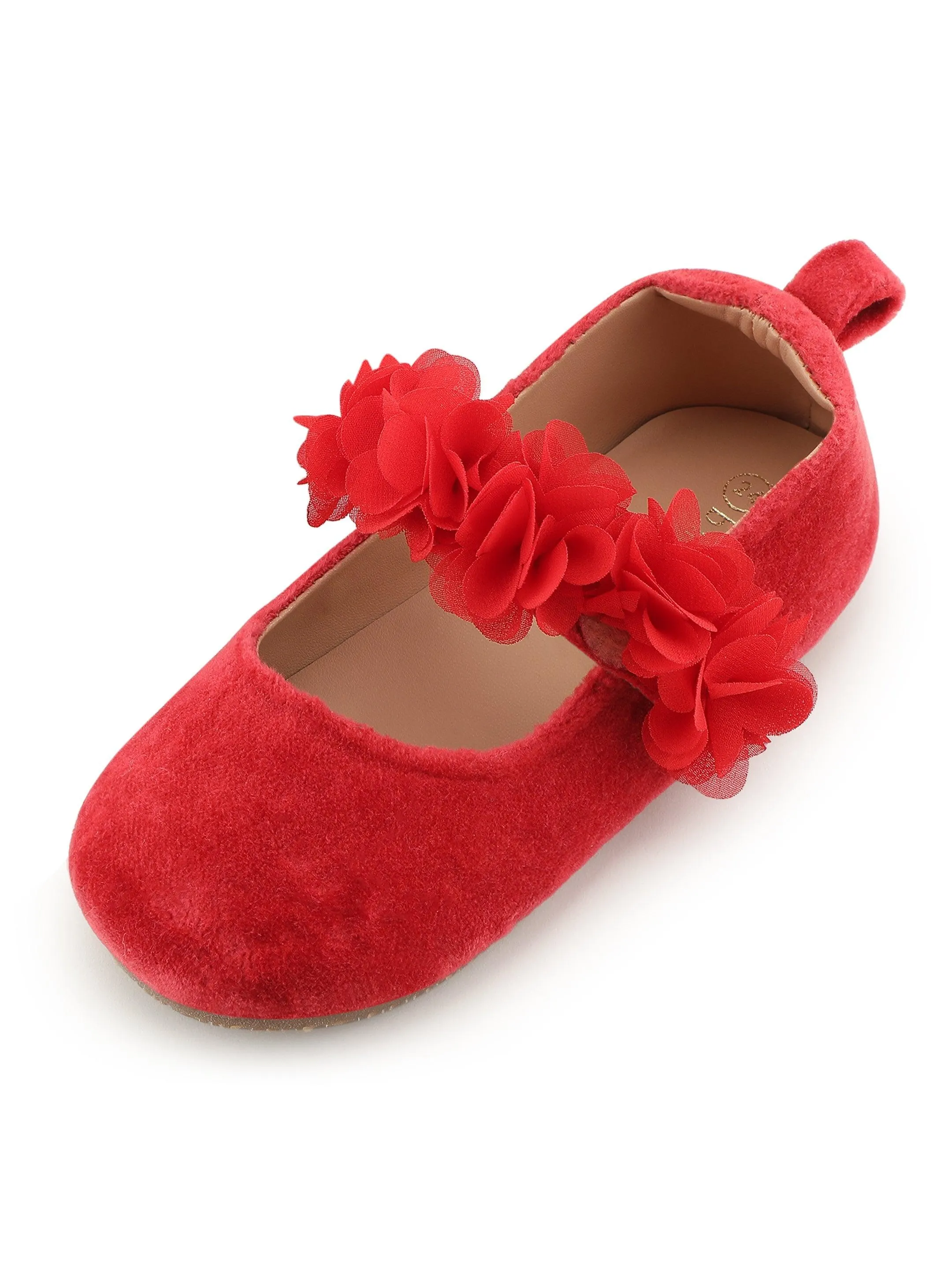 Blossom Red Ballerinas