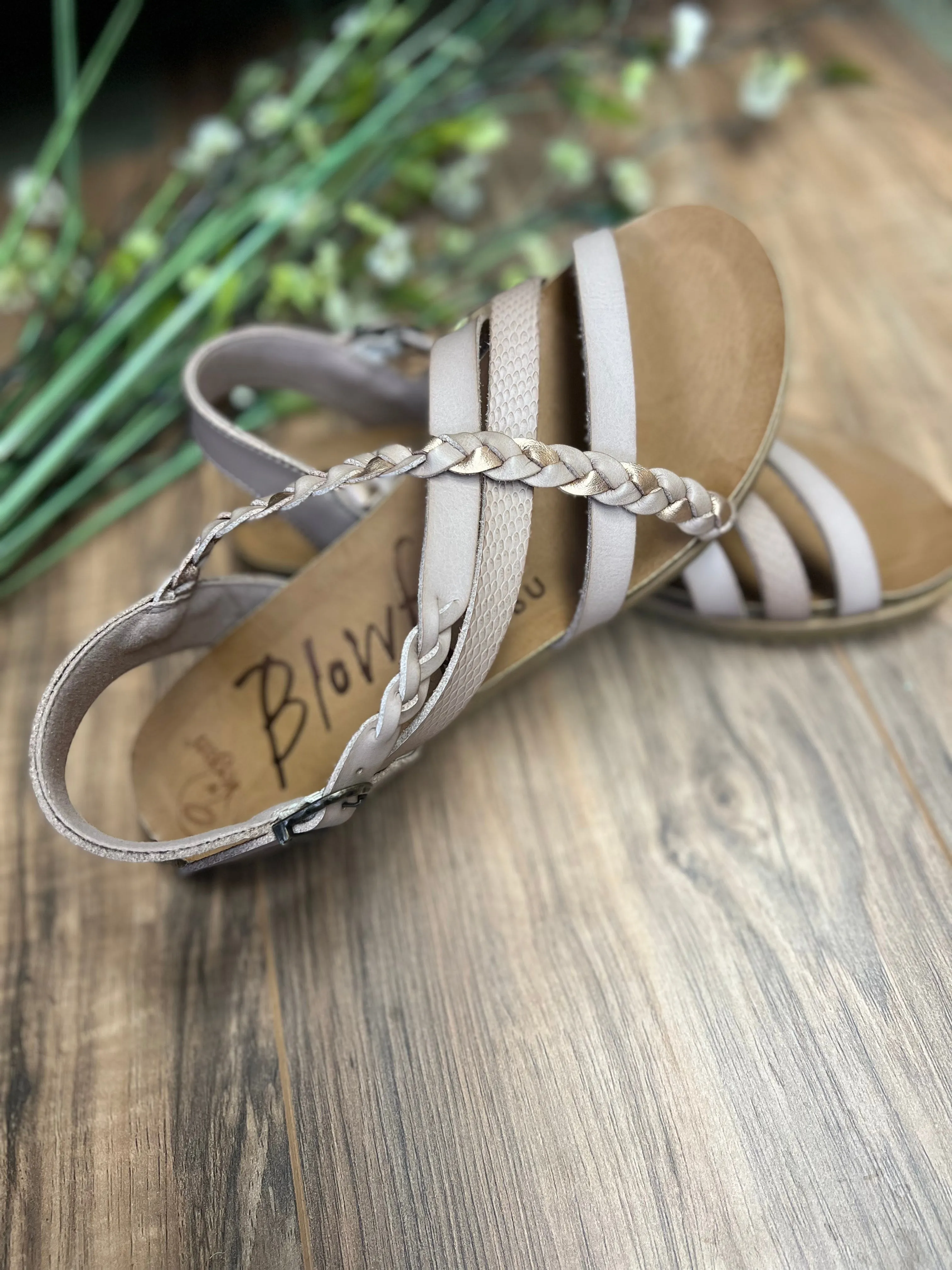 Blowfish Maddi Sandals (Lotus Rose Gold)