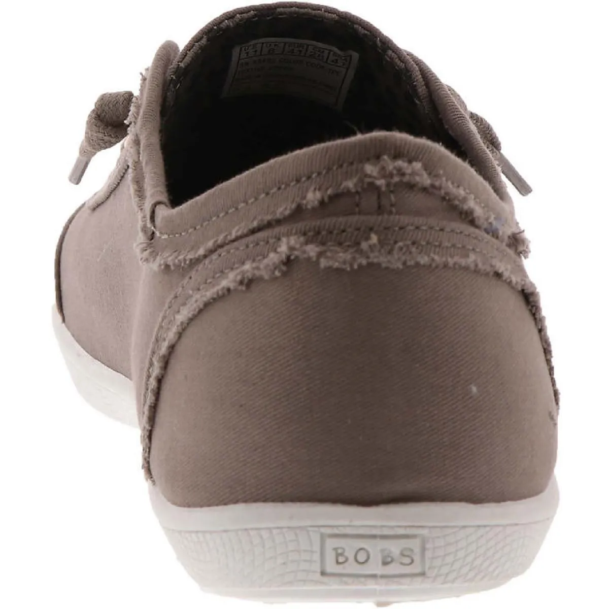 BOBS From Skechers Womens Bobs B Cute Raw Hem Canvas Sneakers