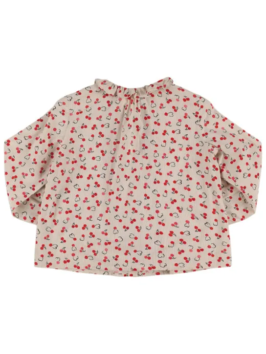 Bonpoint   Printed cotton poplin shirt 