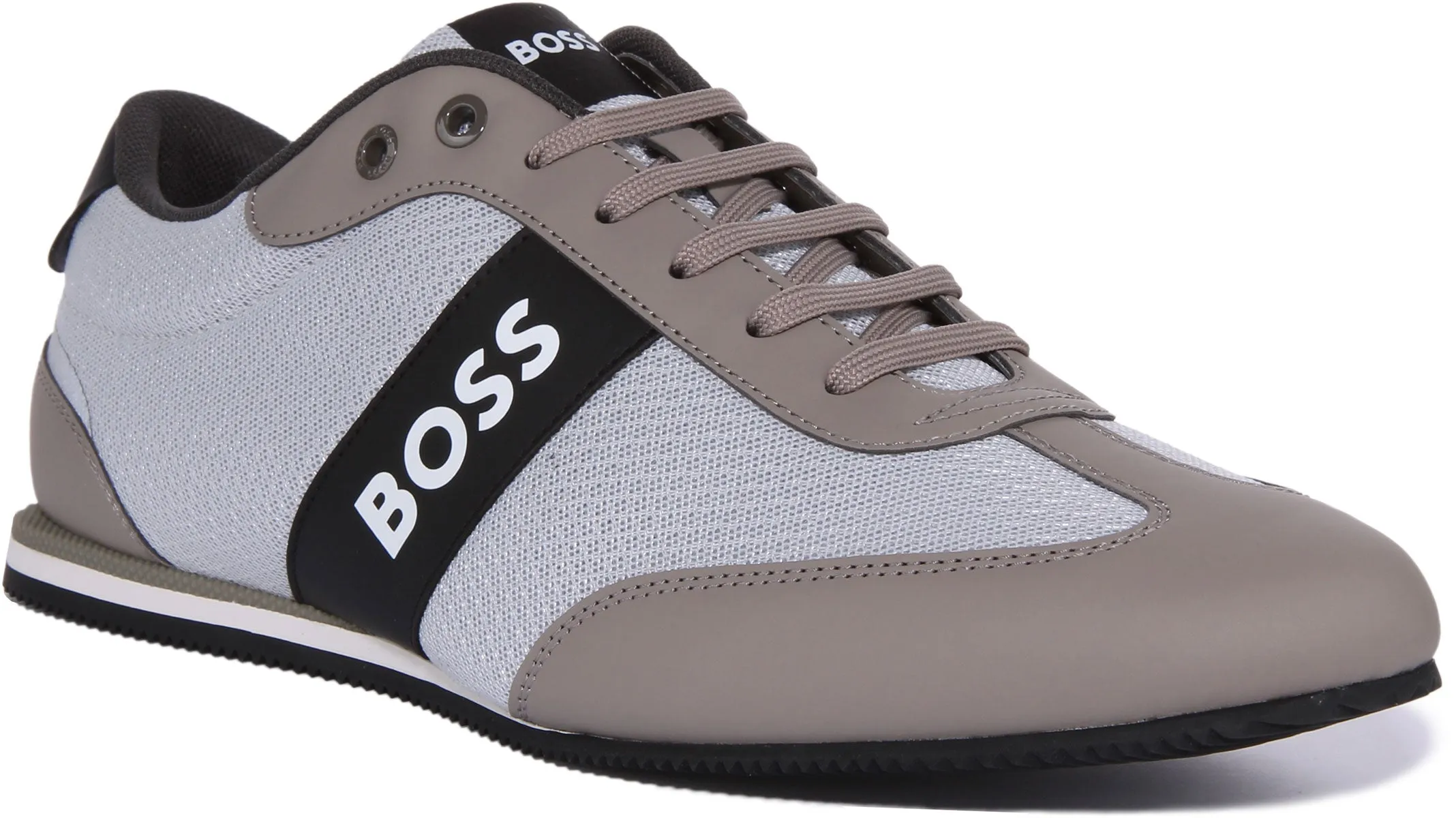 Boss Rusham Low profile Mx In Beige For Men