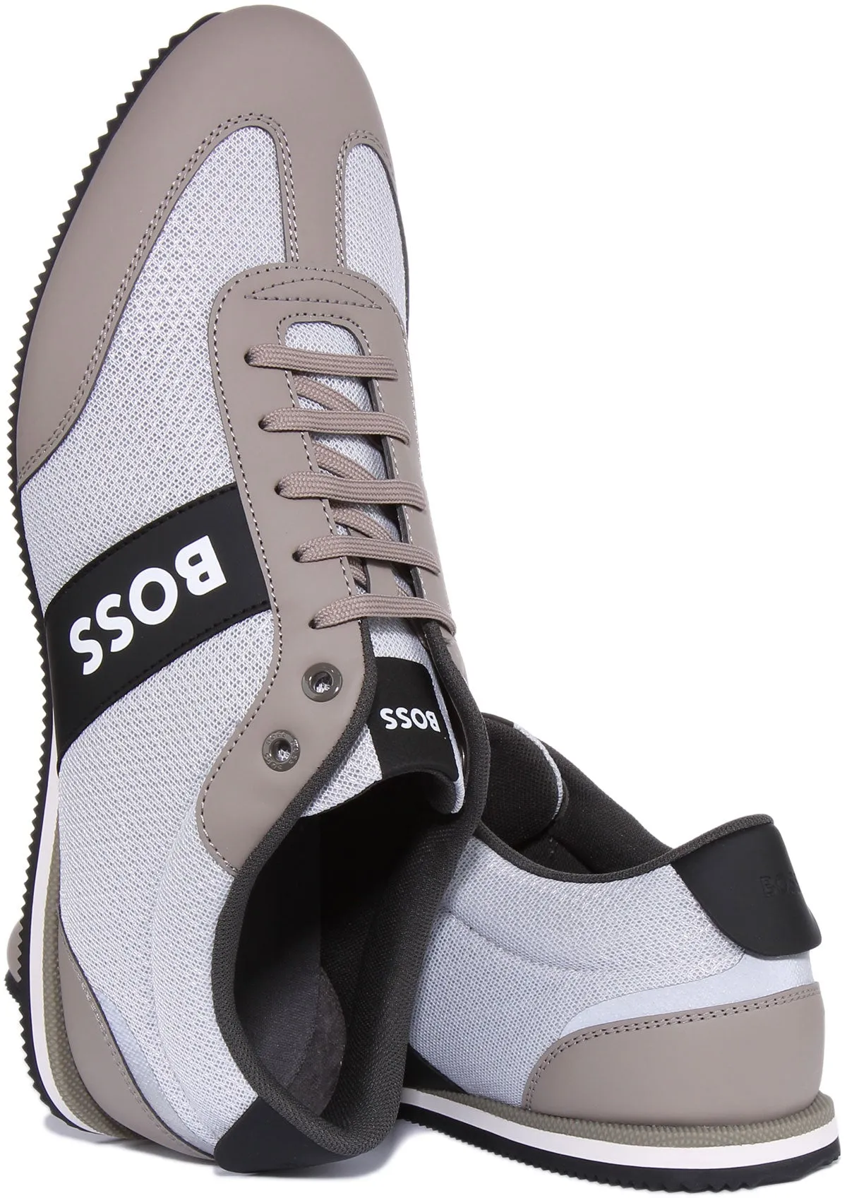 Boss Rusham Low profile Mx In Beige For Men