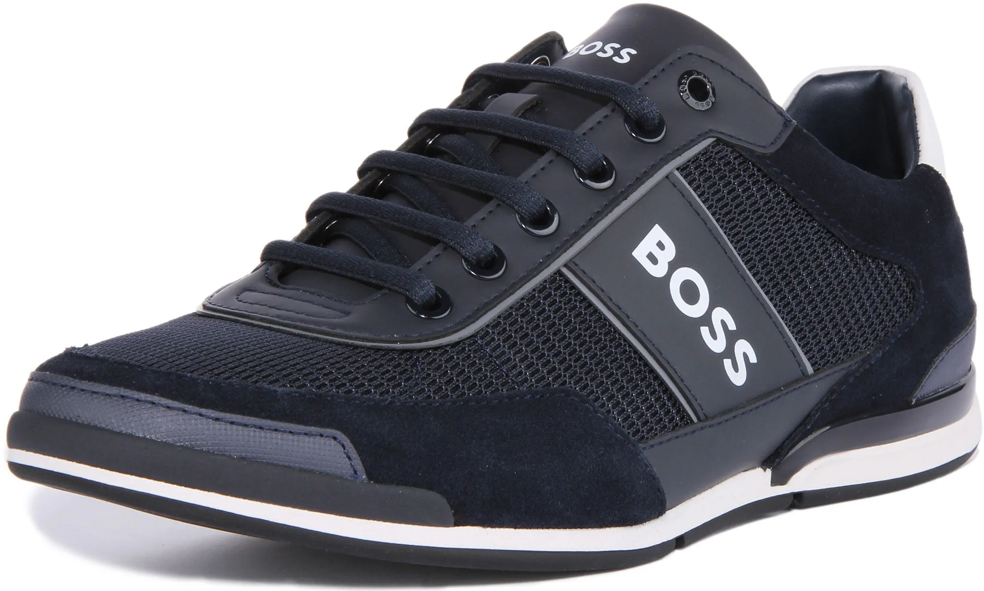 Boss Saturn Low profile In Dark Blue For Men