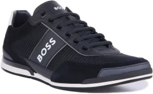 Boss Saturn Low profile In Dark Blue For Men