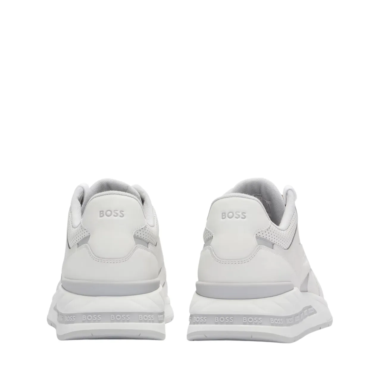 BOSS White Kurt Runner Trainers