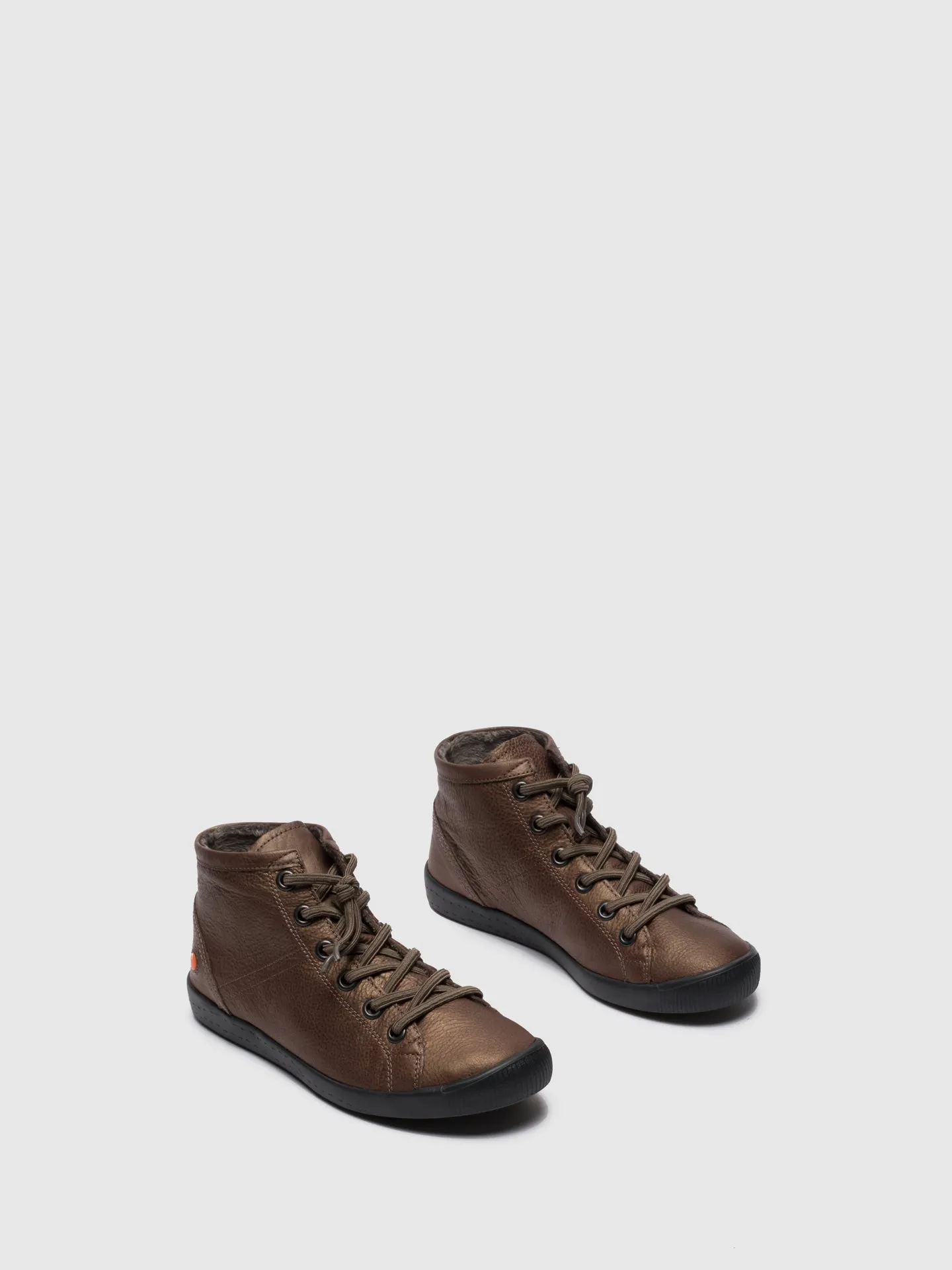 Brown Hi-Top Trainers