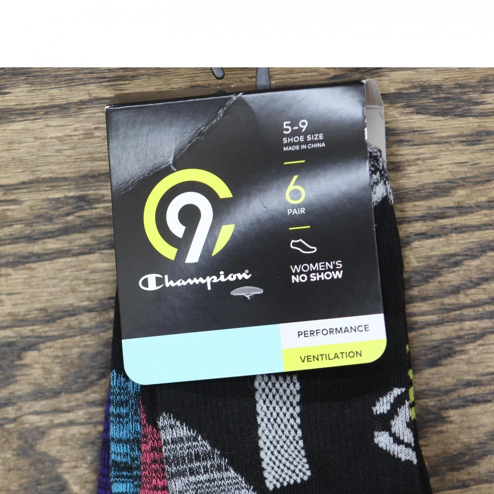 C9 Champion Women's Training Cushion 6pk No Show Athletic Socks CN826