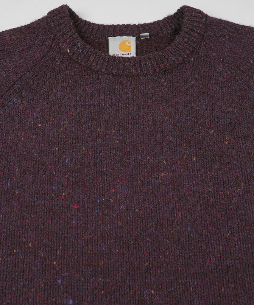 Carhartt Anglistic Sweater Burnt Umber