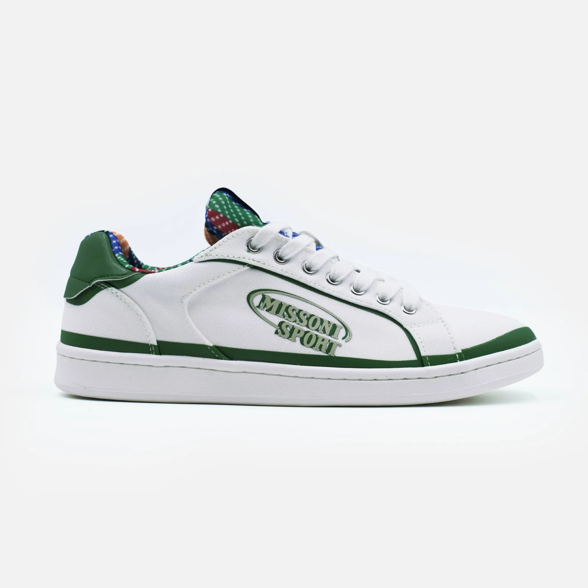 Cassetta SM Canvas White & Green