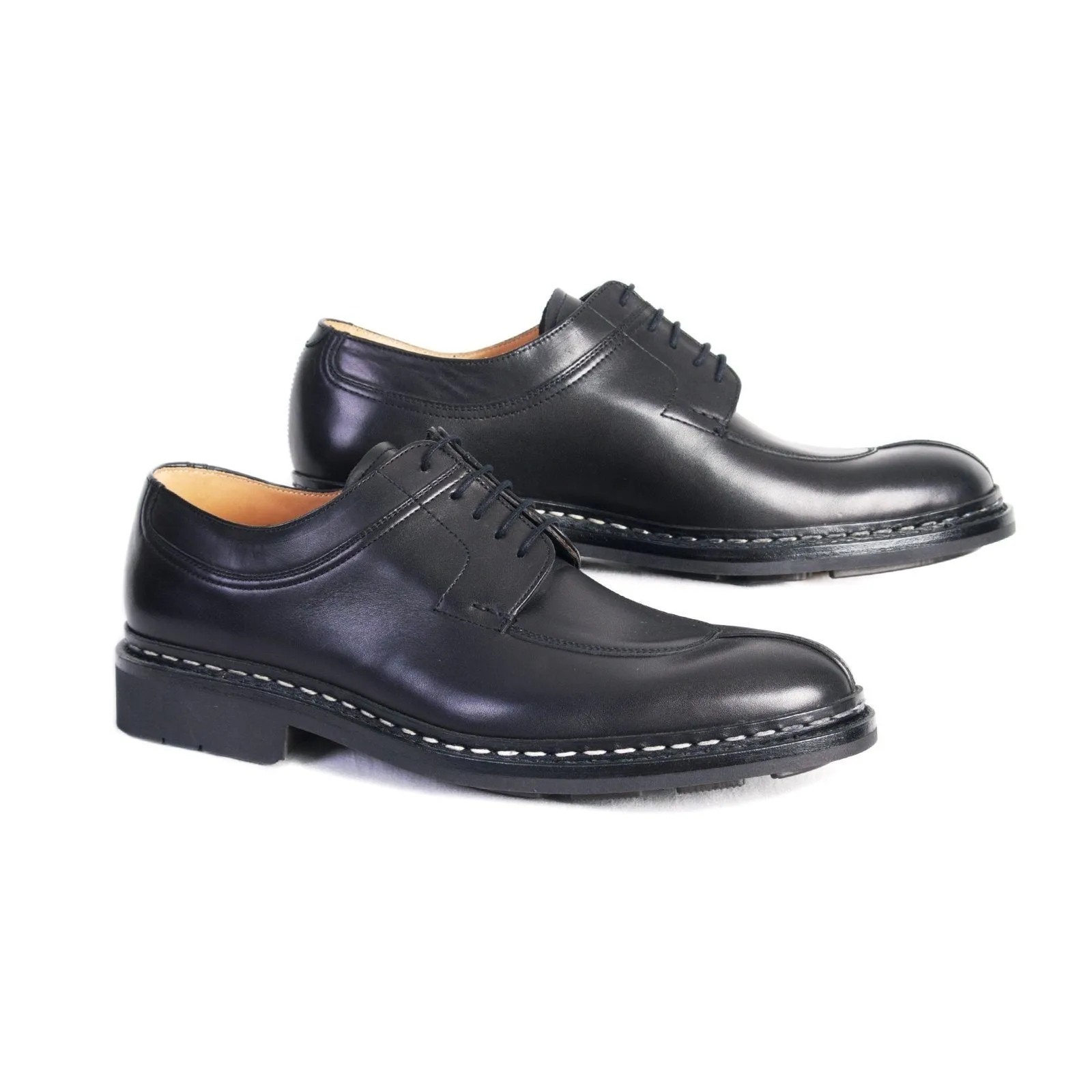 CATALPA | Leather Derby Shoe | Black