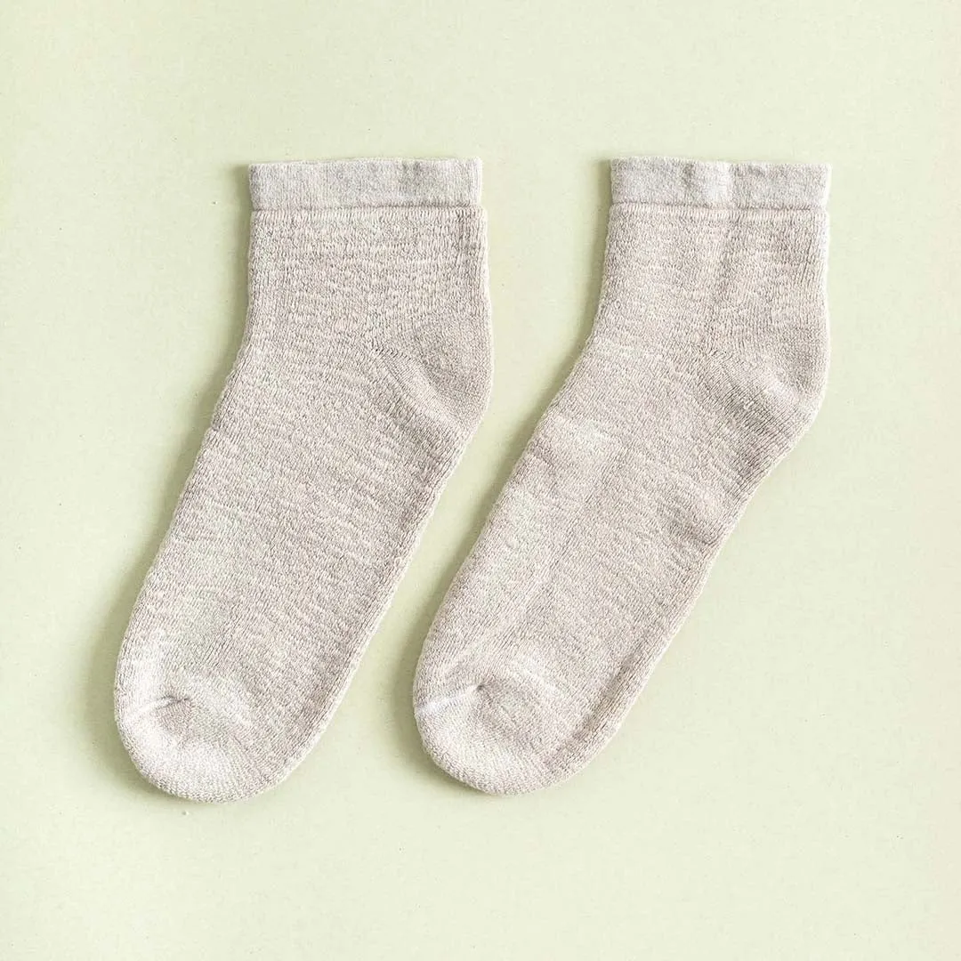 CHESHIRE 99% Organic Linen Terry Socks (99.95% Biodegradable)