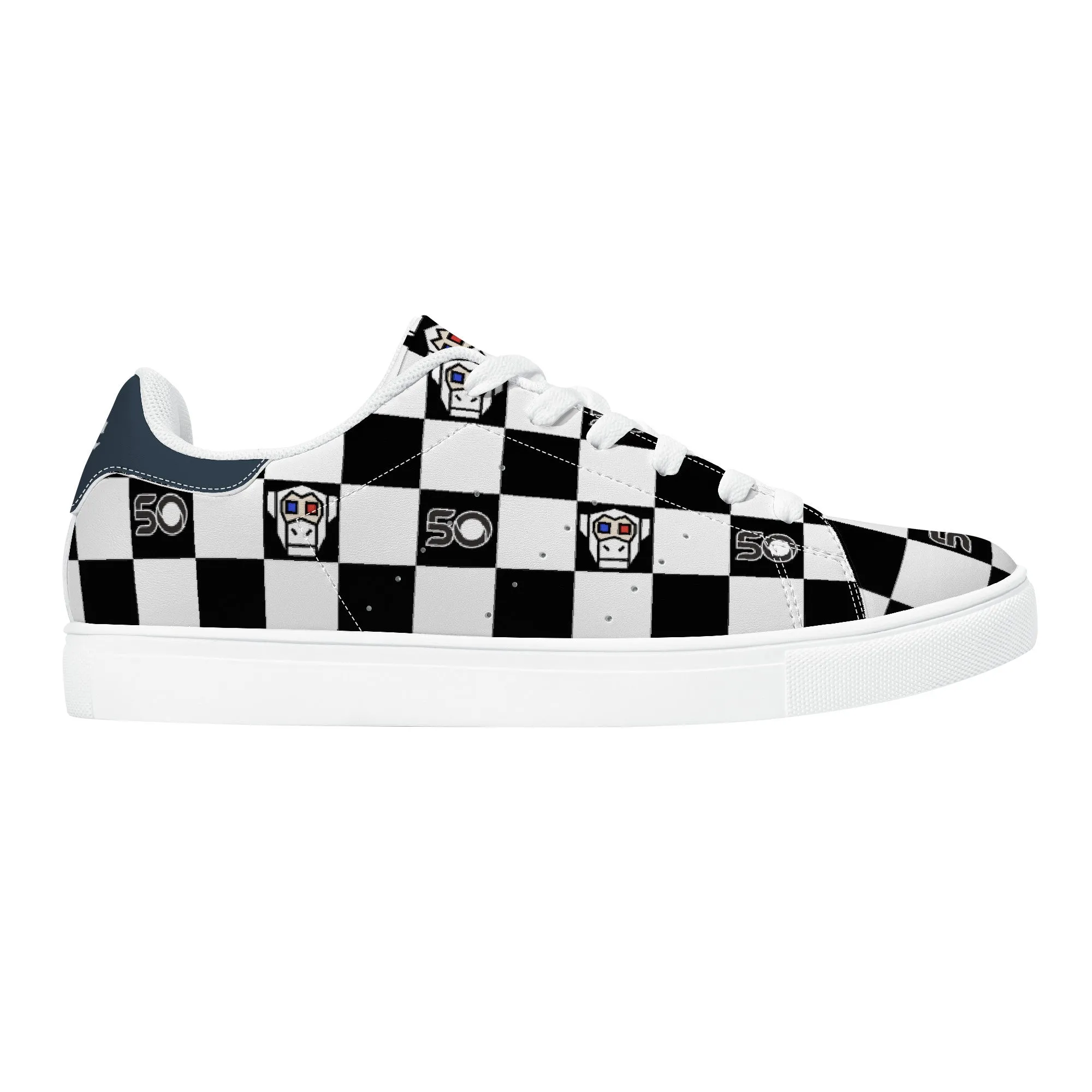 Chess Monkey | Low Top Customized | Shoe Zero