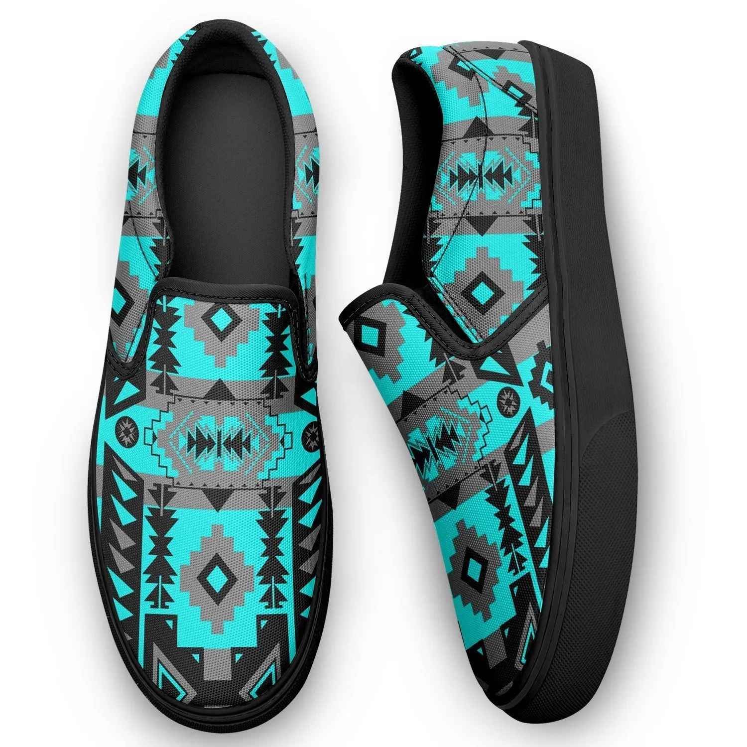 Chiefs Mountain Sky Otoyimm Kid's Canvas Slip On Shoes