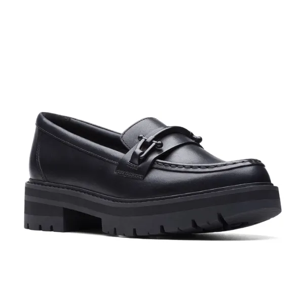 Clarks Women's Orianna Bit Leather Black