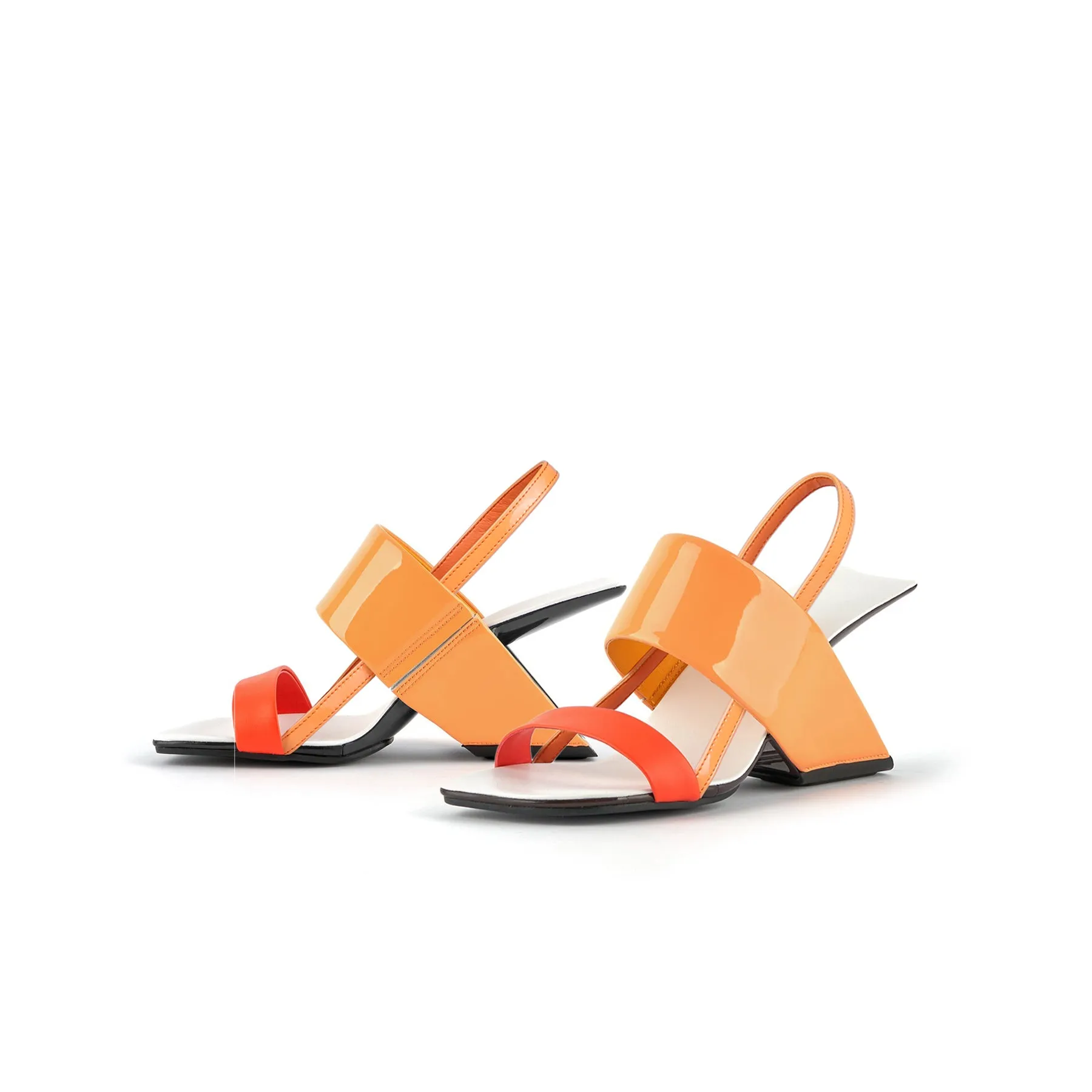 Color Pop Slingback Arch Heel Mules