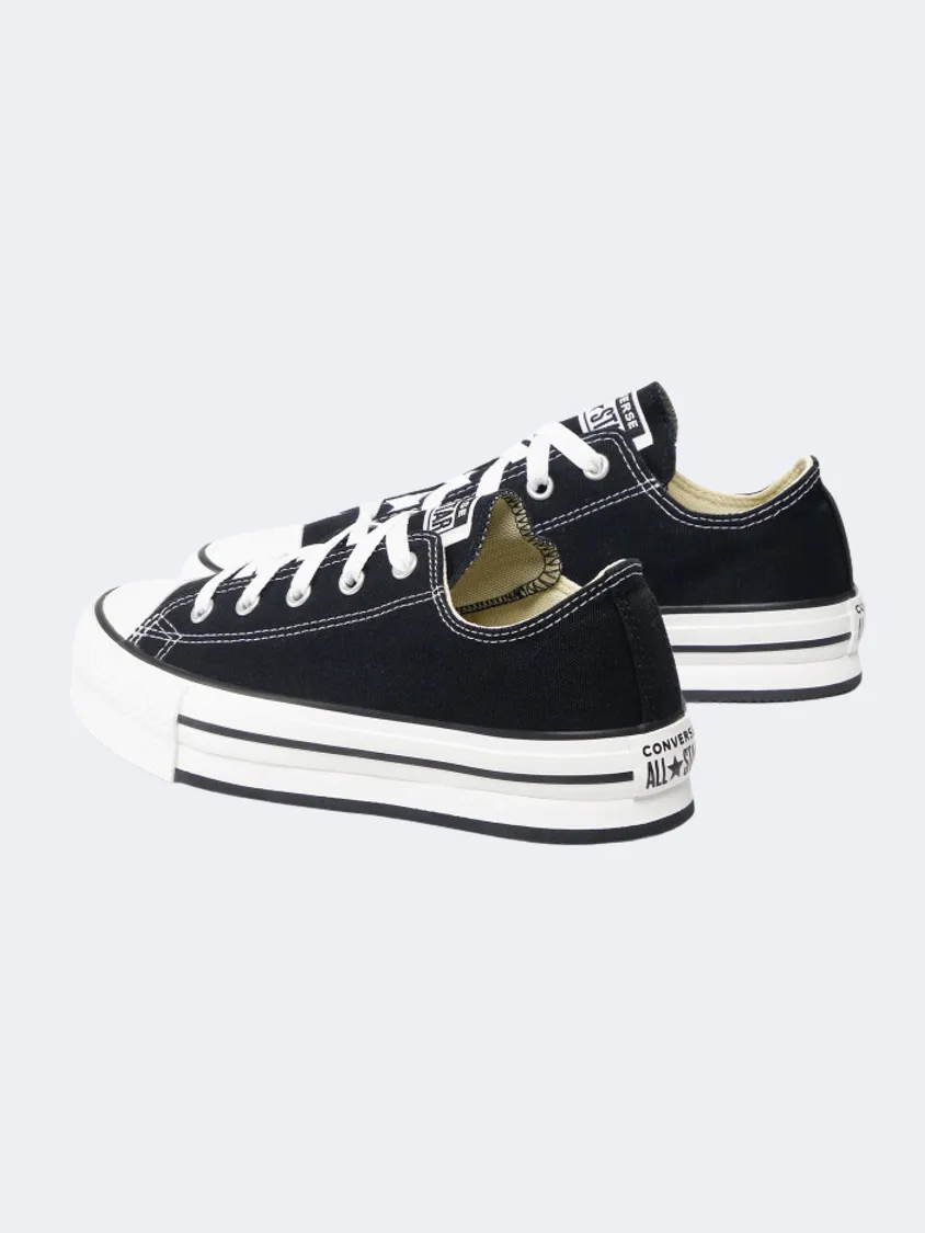 Converse All Star Eva Lift Kids Lifestyle Shoes Black/White