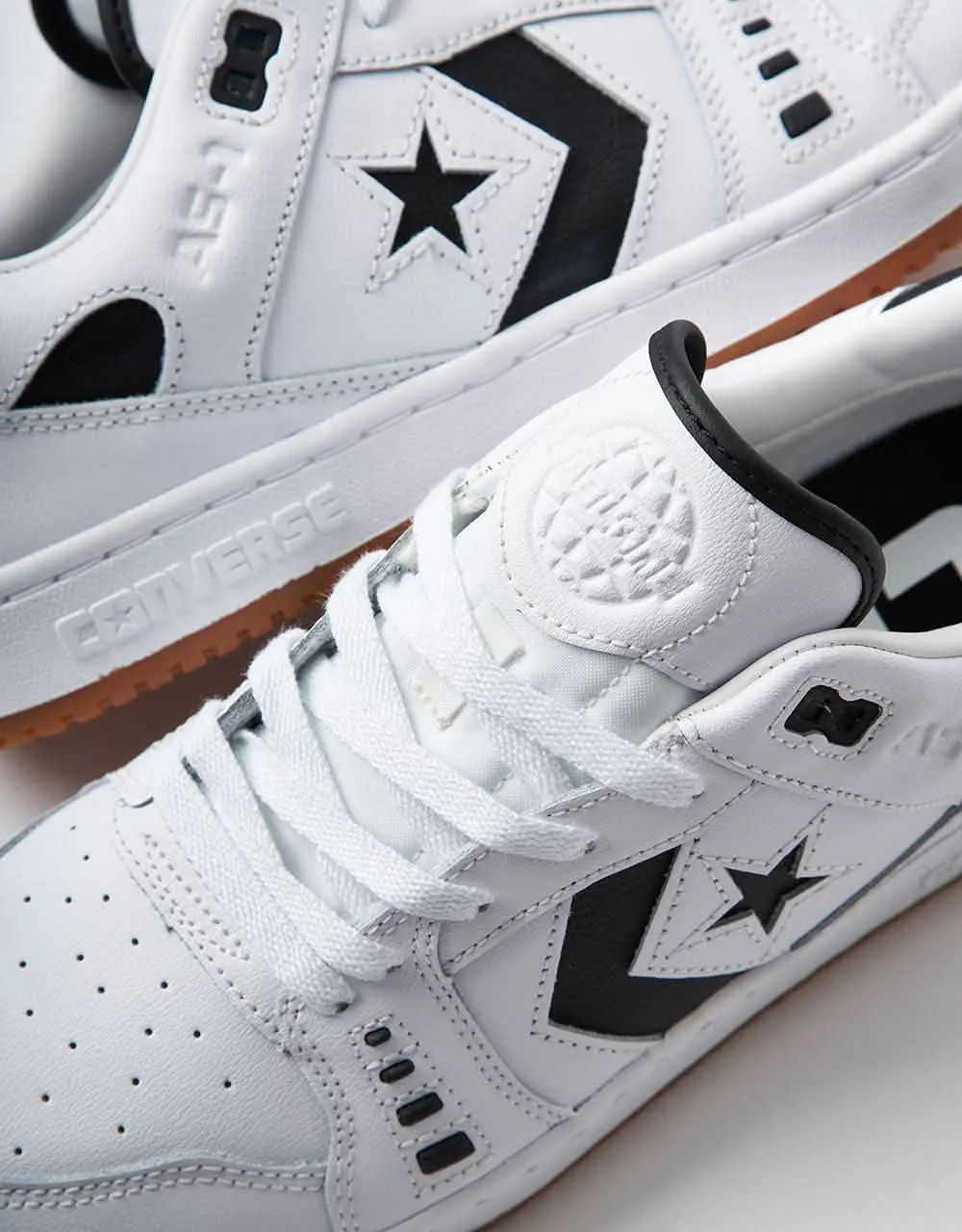 Converse AS-1 Pro Skate Shoes - White/Black/White