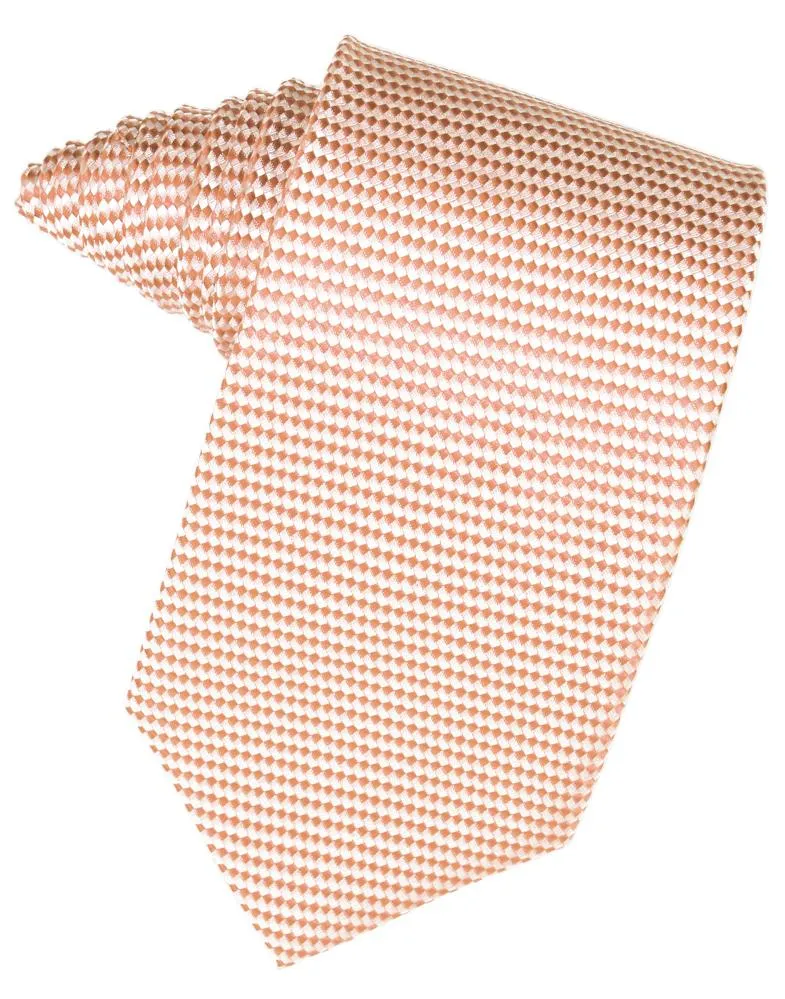 Coral Venetian Necktie