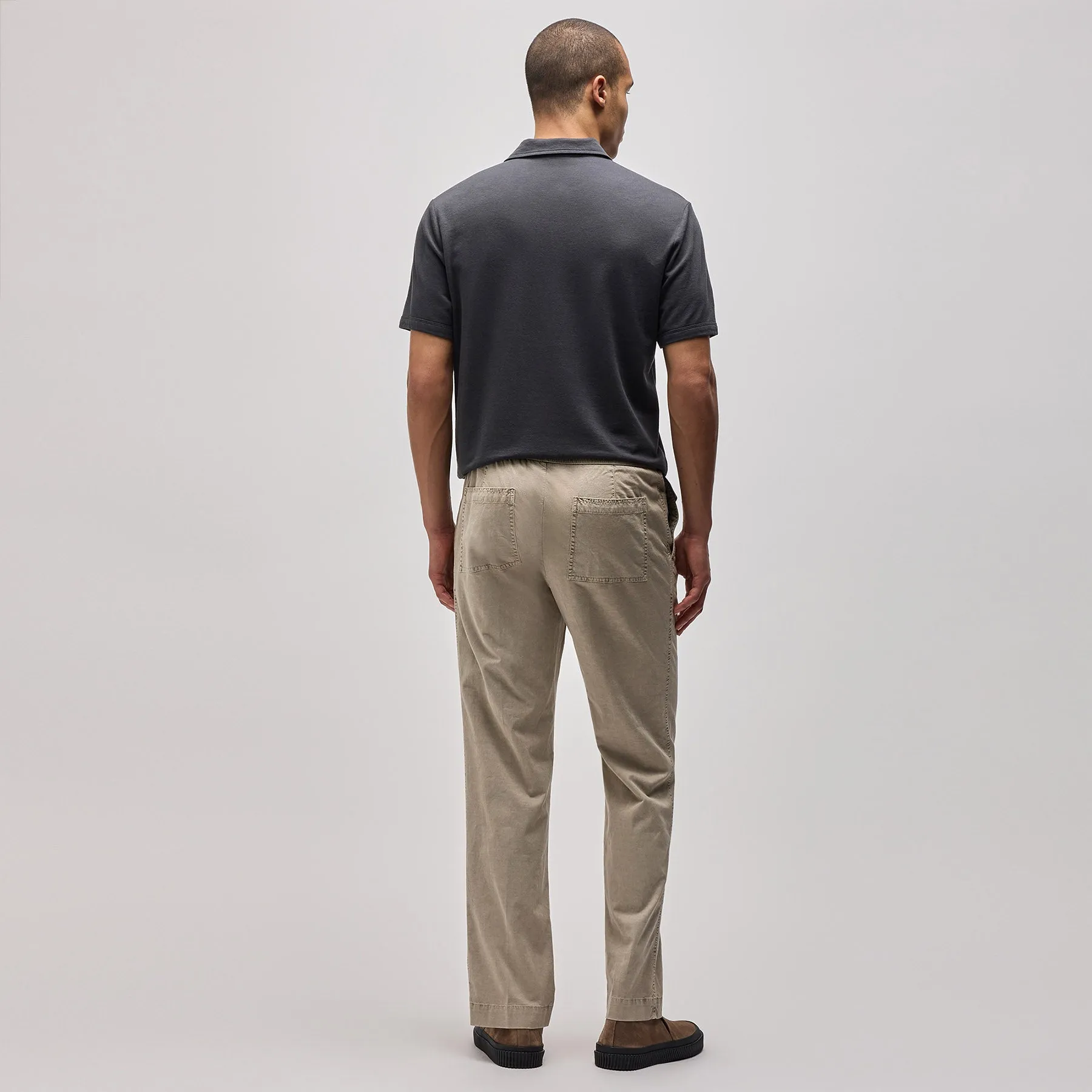 Cotton Linen Work Pant - Mineral Pigment