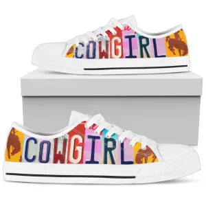 Cowgirl Low Top Shoes White