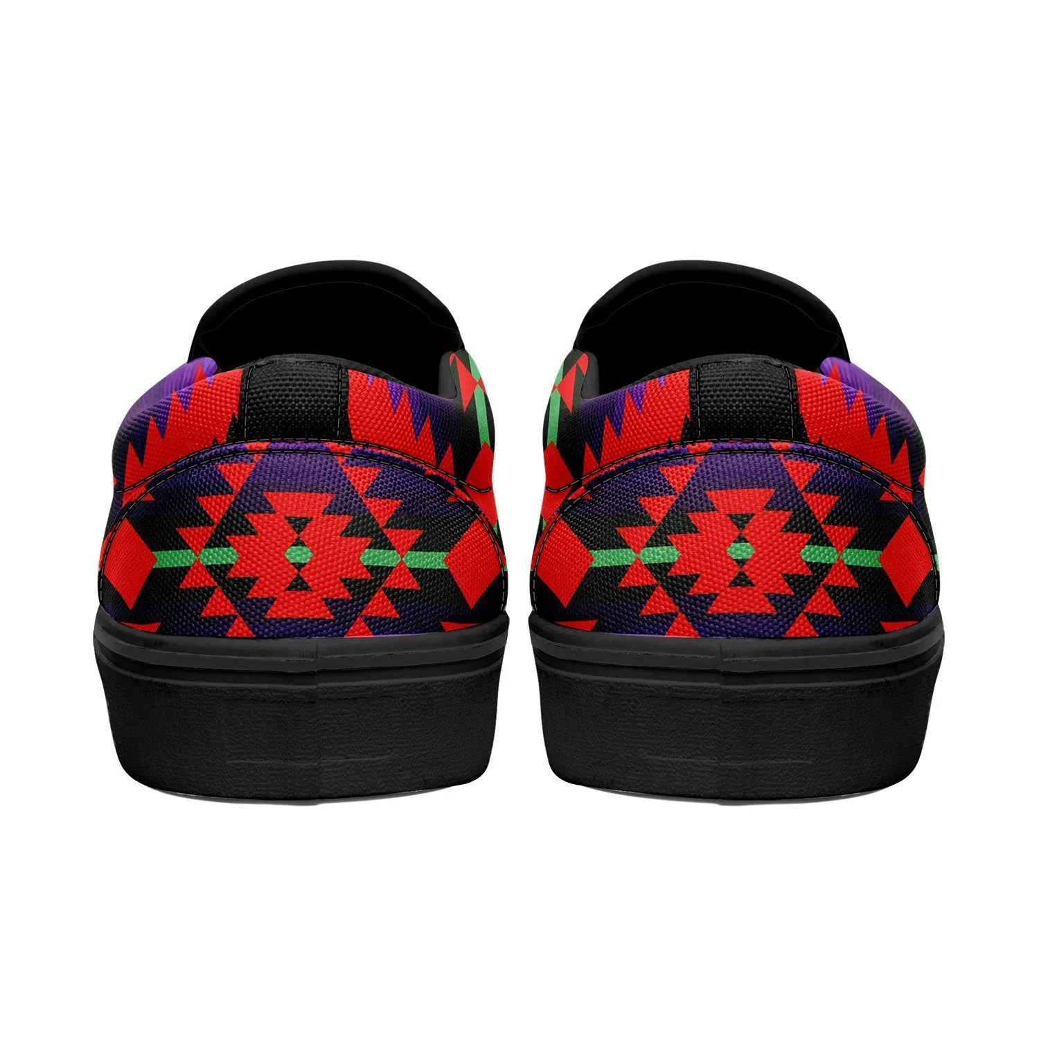 Cree Confederacy Chicken Dance Otoyimm Kid's Canvas Slip On Shoes