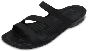 Crocs Women's Swiftwater Sandal Black/Black - 5 UK (203998)