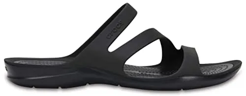 Crocs Women's Swiftwater Sandal Black/Black - 5 UK (203998)