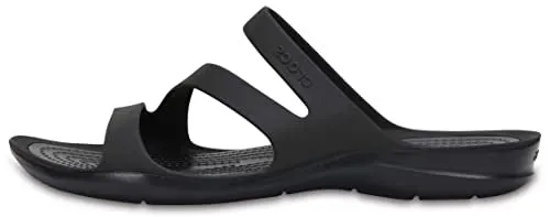 Crocs Women's Swiftwater Sandal Black/Black - 5 UK (203998)