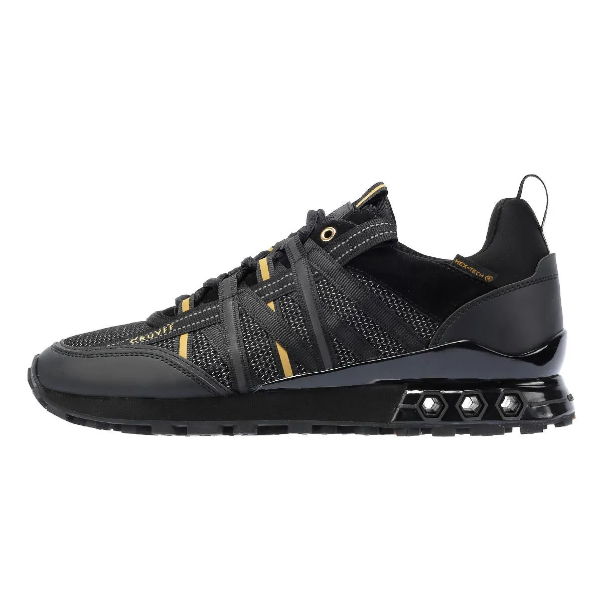 Cruyff Fearia Men's Black/Gold Trainers