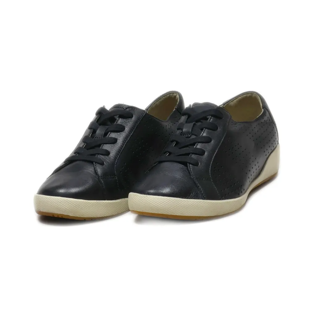 Dansko Lace Ups Pu Leather Black Colour For Women