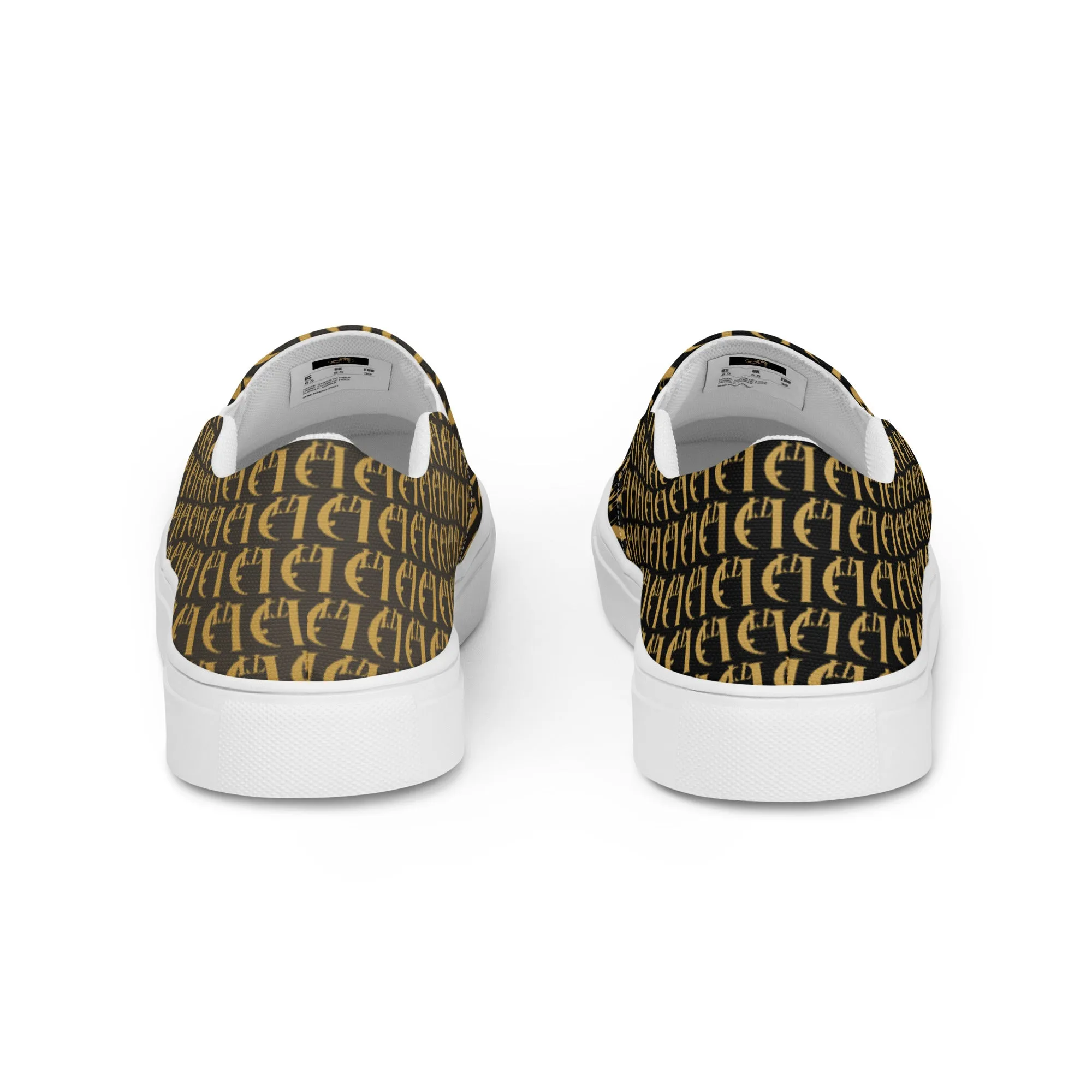 Descendants of the Island Gold Women’s slip-on canvas shoes