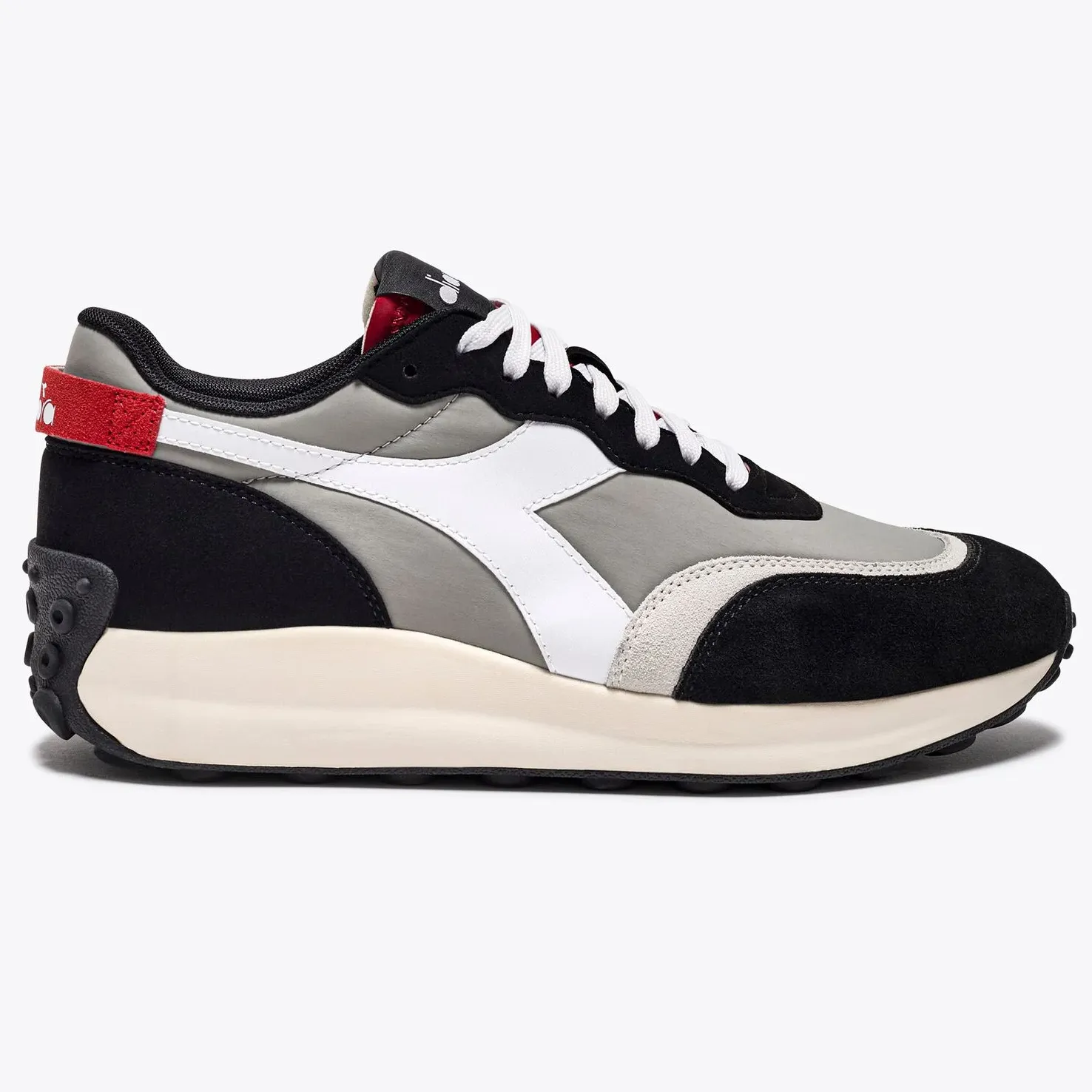 Diadora Race NYL Trainers Black/Grey