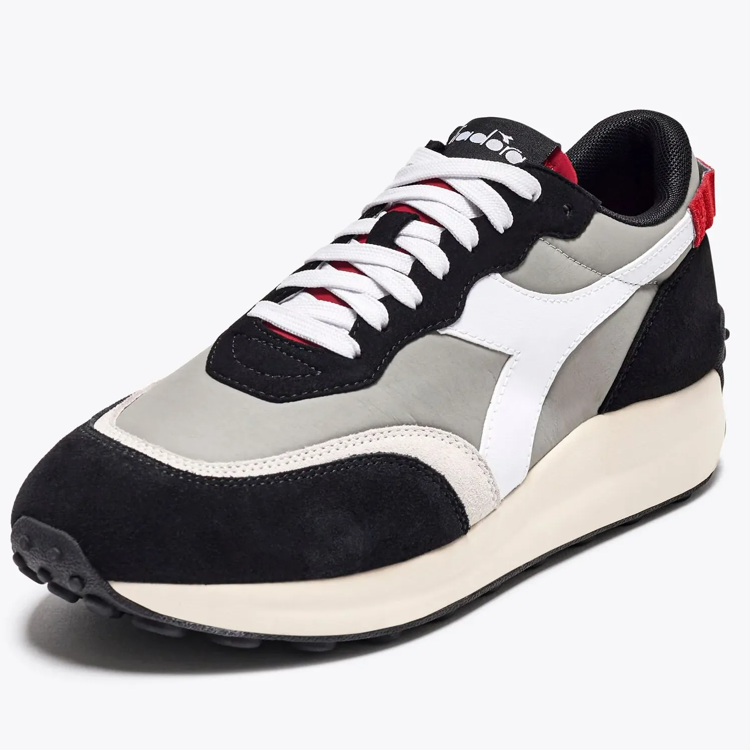 Diadora Race NYL Trainers Black/Grey