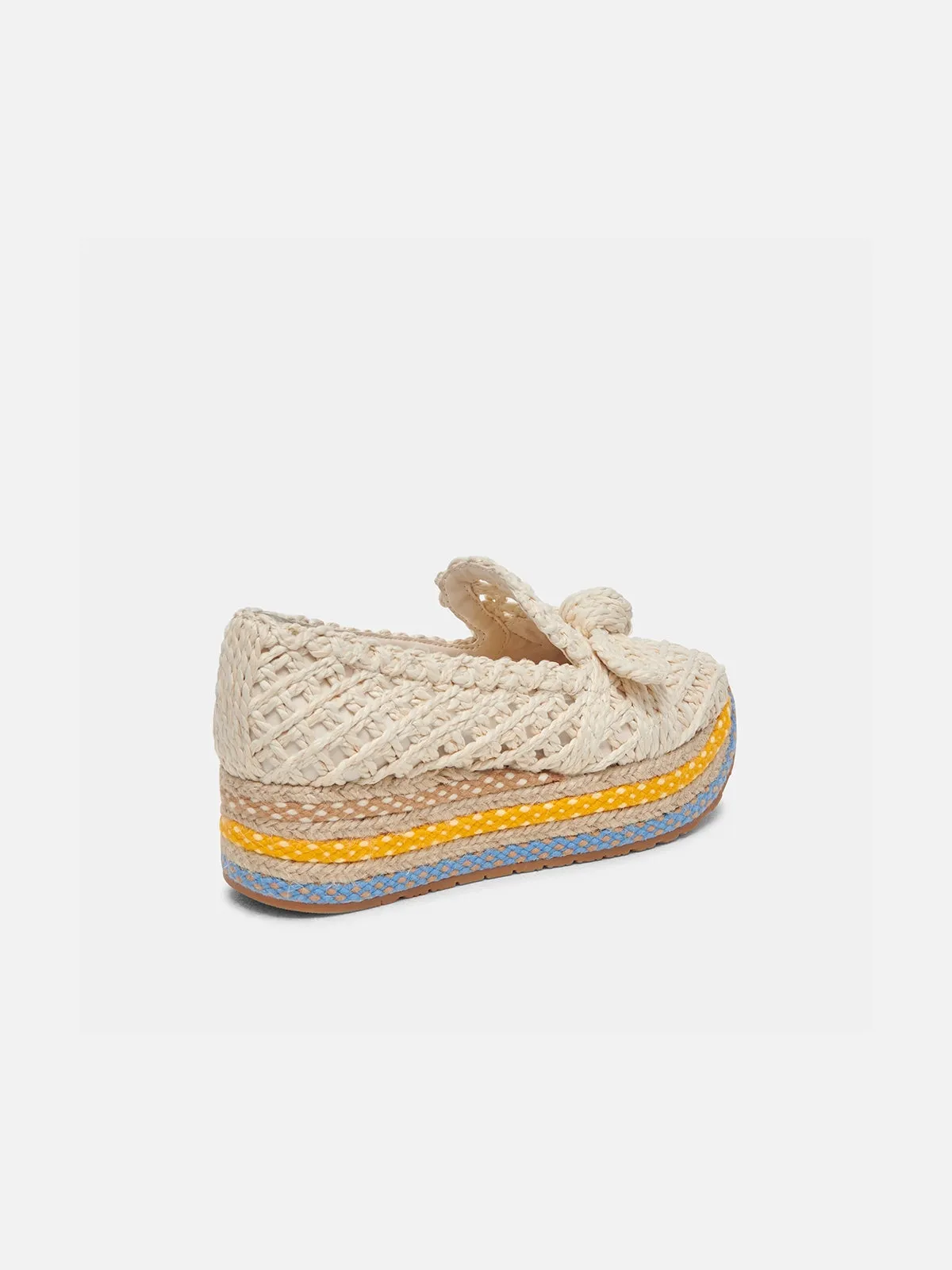 Dolce Vita Jaka Raffia Platform Sneaker